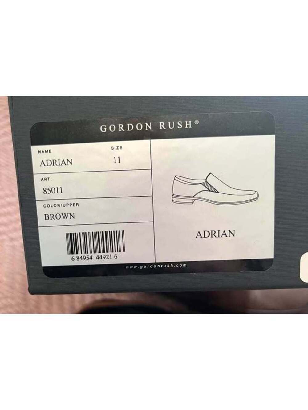 Gordon Rush Adrian Brown Leather Loafers View 4